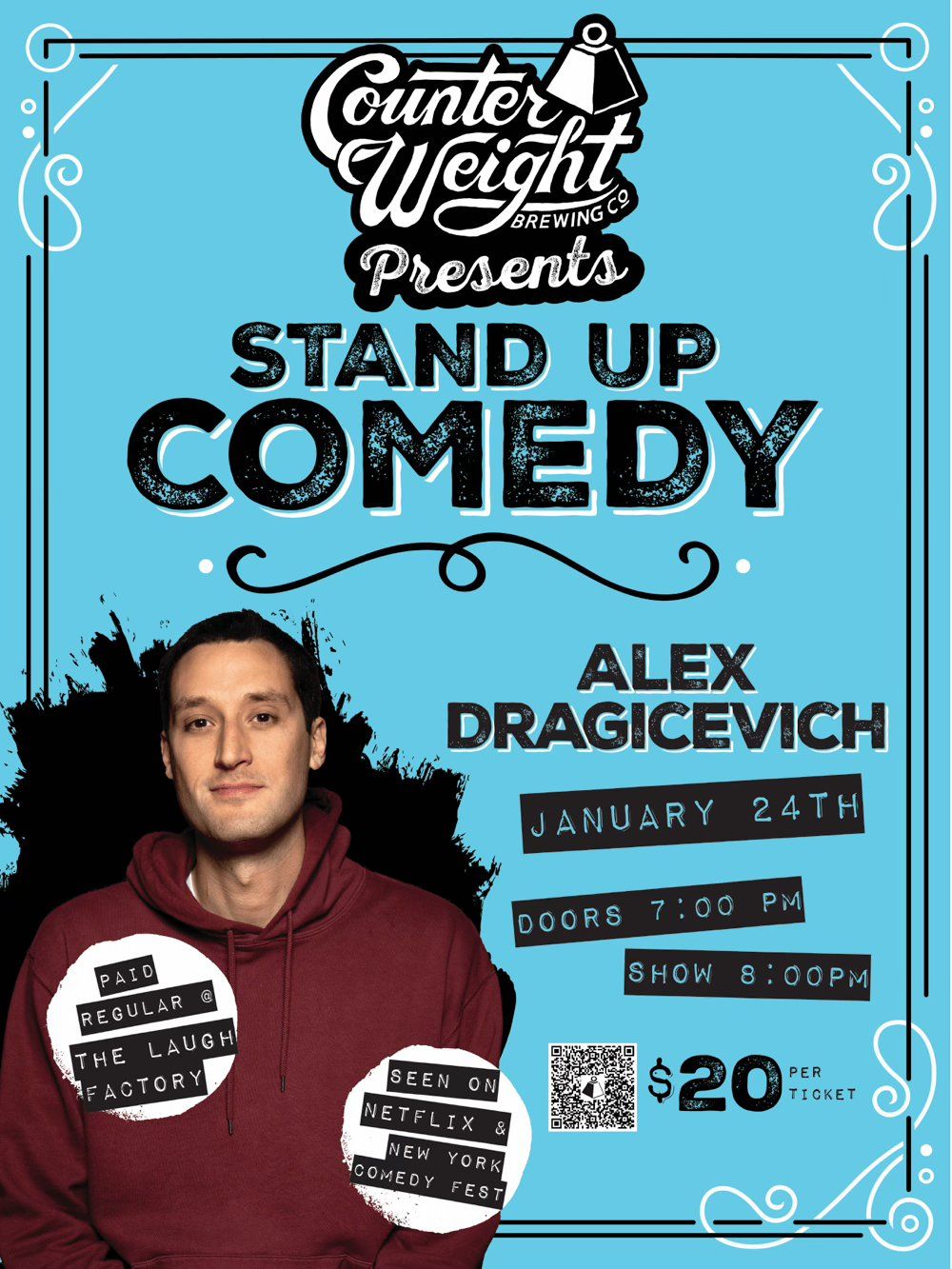 Comedy Night with Alex Dragicevich