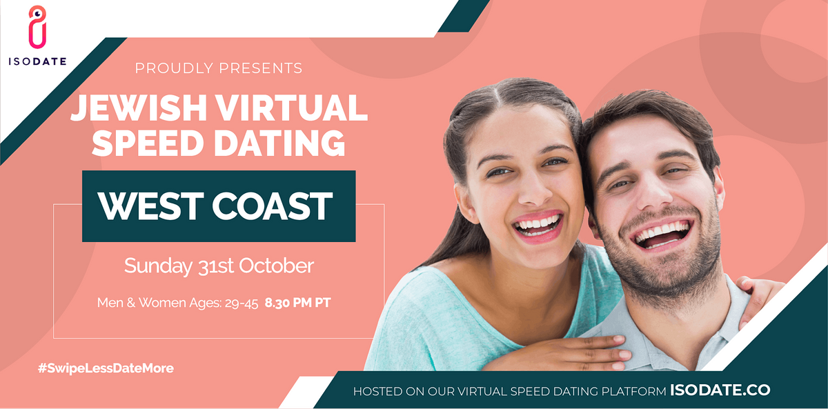 Isodate's West Coast Jewish Virtual Speed Dating