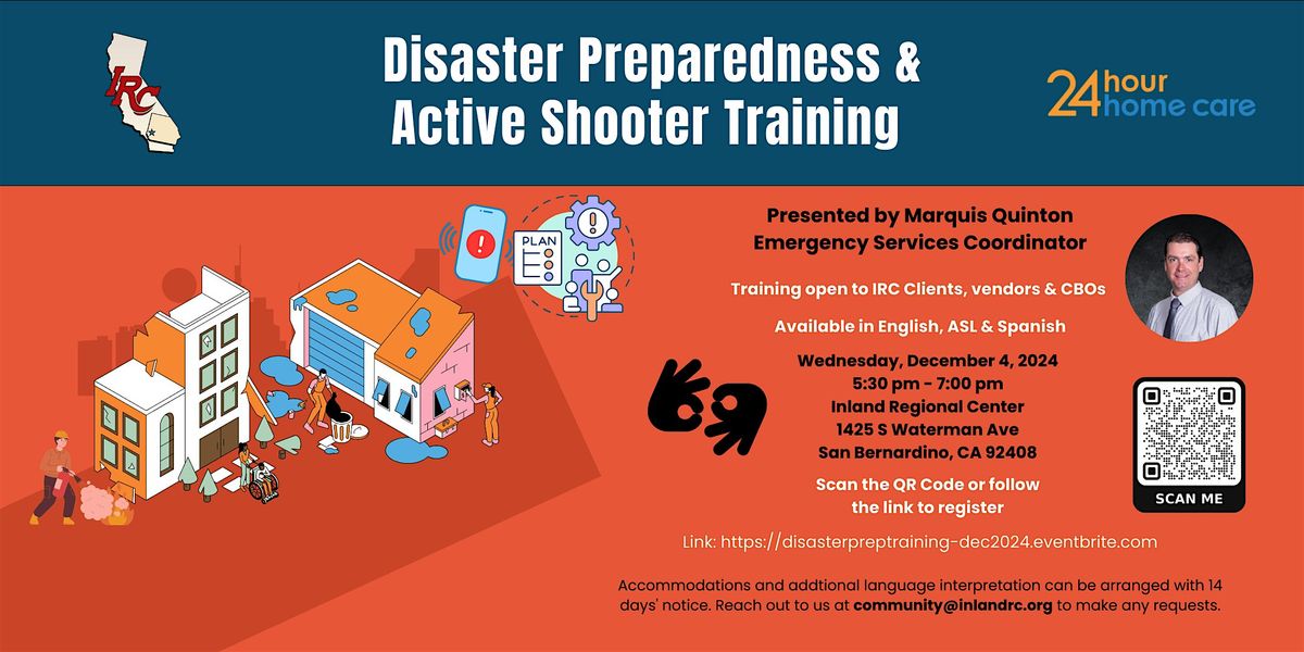 Disaster Preparedness and Active Shooter Training