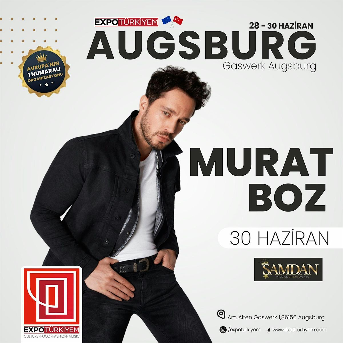 MURAT BOZ LIVE KONZERT MIT ORCHESTER AUGSBURG GASWERK