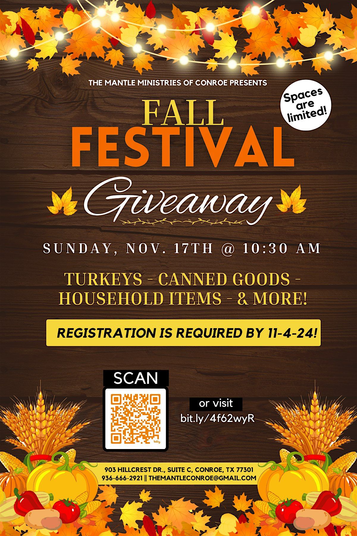 Fall Festival Giveaway at The Mantle!