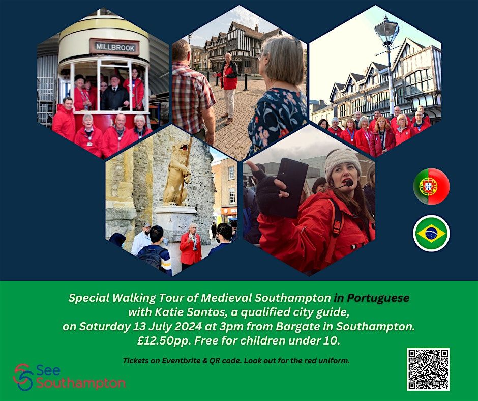 Guided Walk of Medieval Southampton in Portuguese