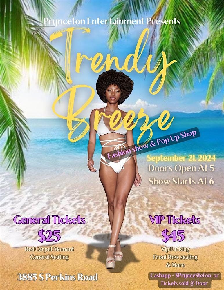 Trendy Breeze Fashion Show & Pop Up Shop