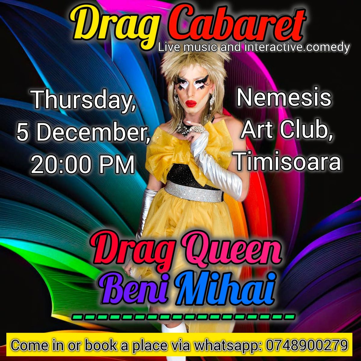 Drag Cabaret Winter Rainbow Edition