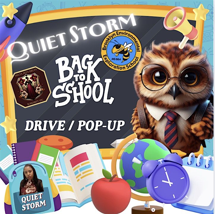 QUIET STORM BACK TO SCHOOL DRIVE & POP-UP SHOP