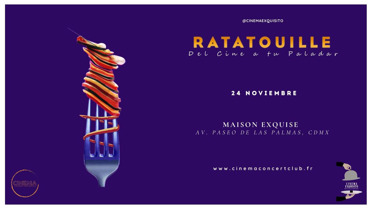 "RATATOUILLE": DEL CINE A TU PALADAR 