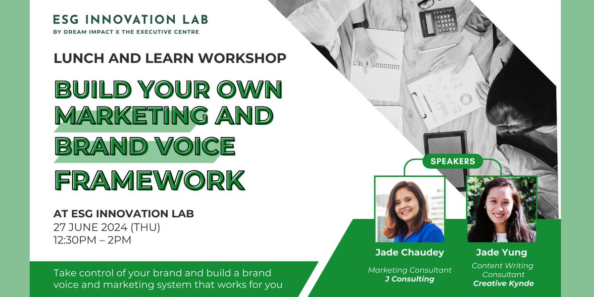Build your own marketing and brand voice framework