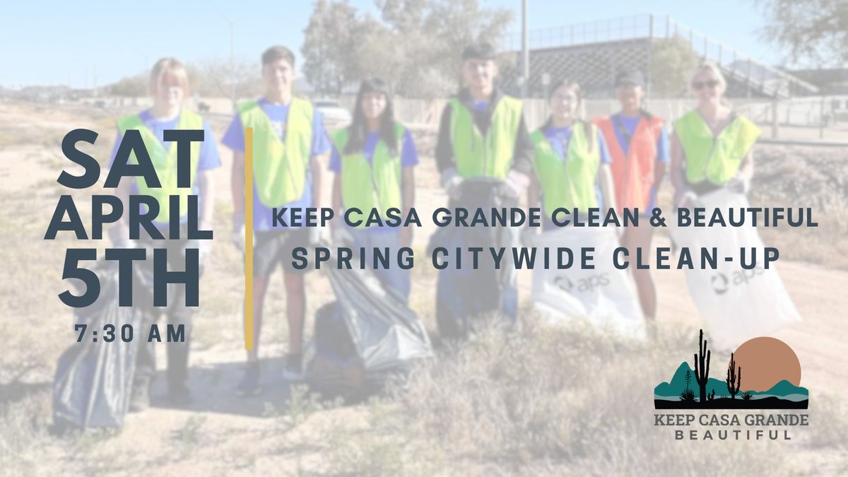 Keep Casa Grande Clean & Beautiful Spring Clean-up