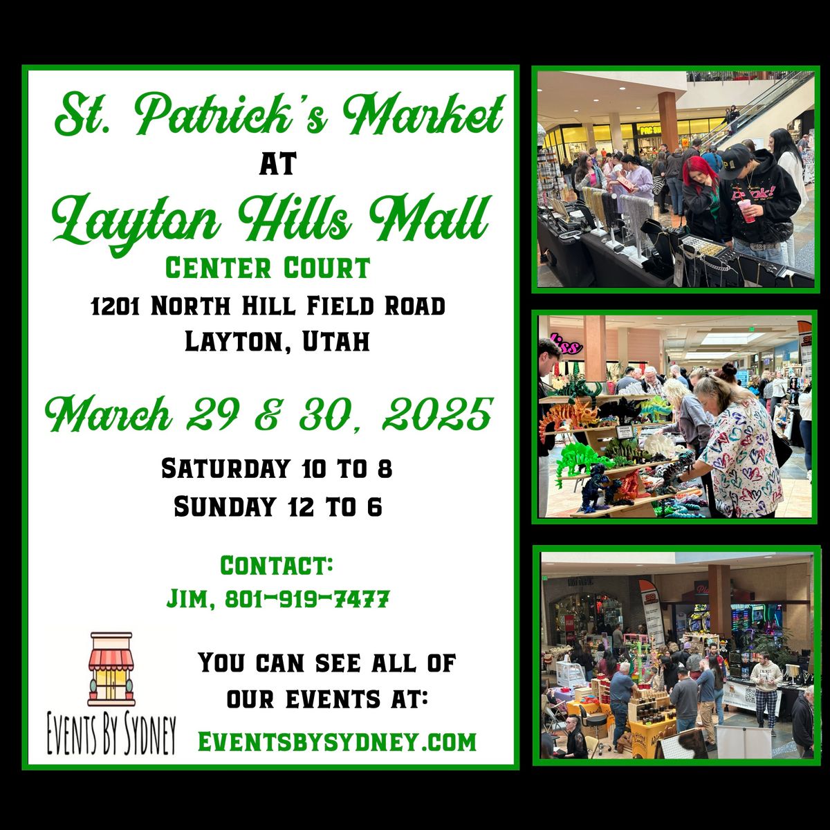 St. Patrick\u2019s Market at Layton Hills Mall