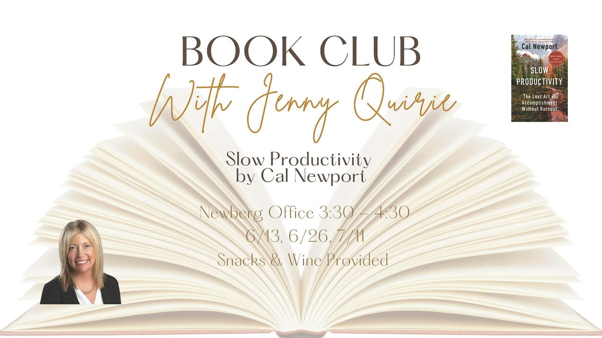Book Club #3 - with Jenny Quirie