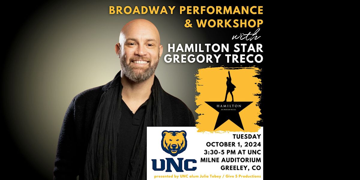 Hamilton Broadway Star performs and teaches workshop at UNC!