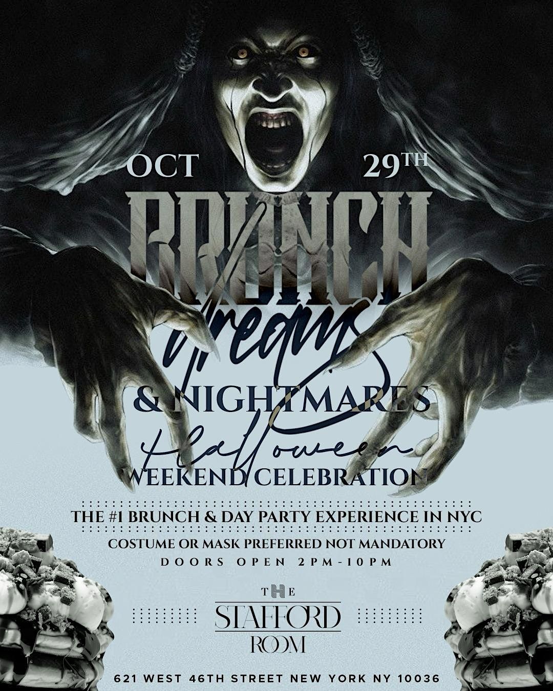 Brunch Dreams at Stafford Room NYC The 1 Sunday Brunch and Day Party