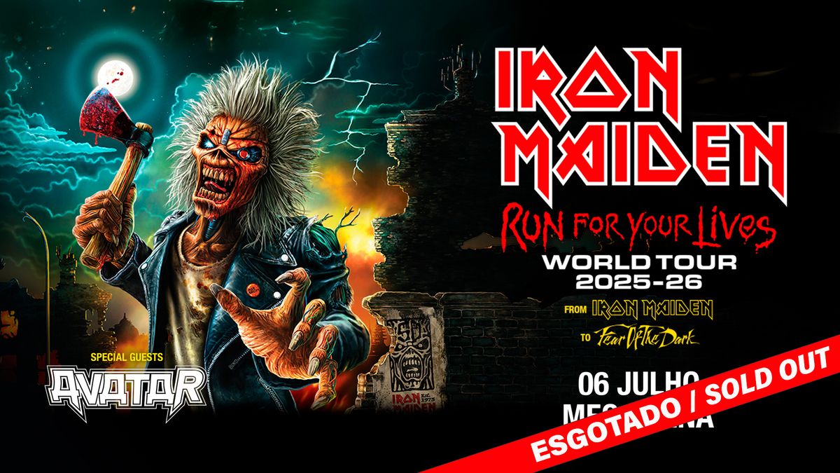 IRON MAIDEN | RUN FOR YOUR LIVES WORLD TOUR | LISBOA