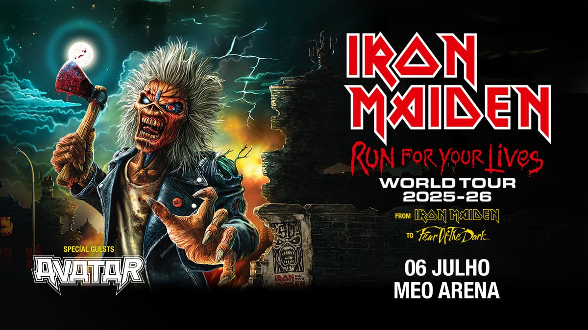 IRON MAIDEN | RUN FOR YOUR LIVES WORLD TOUR | LISBOA