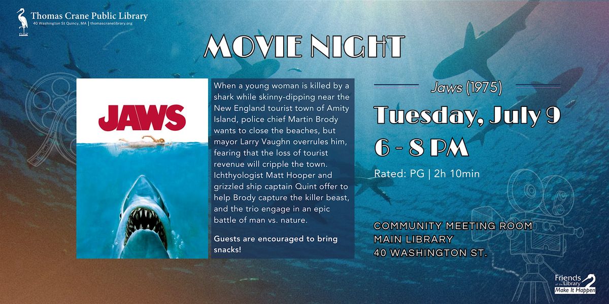 Shark Week Movie Night: Jaws (1975)