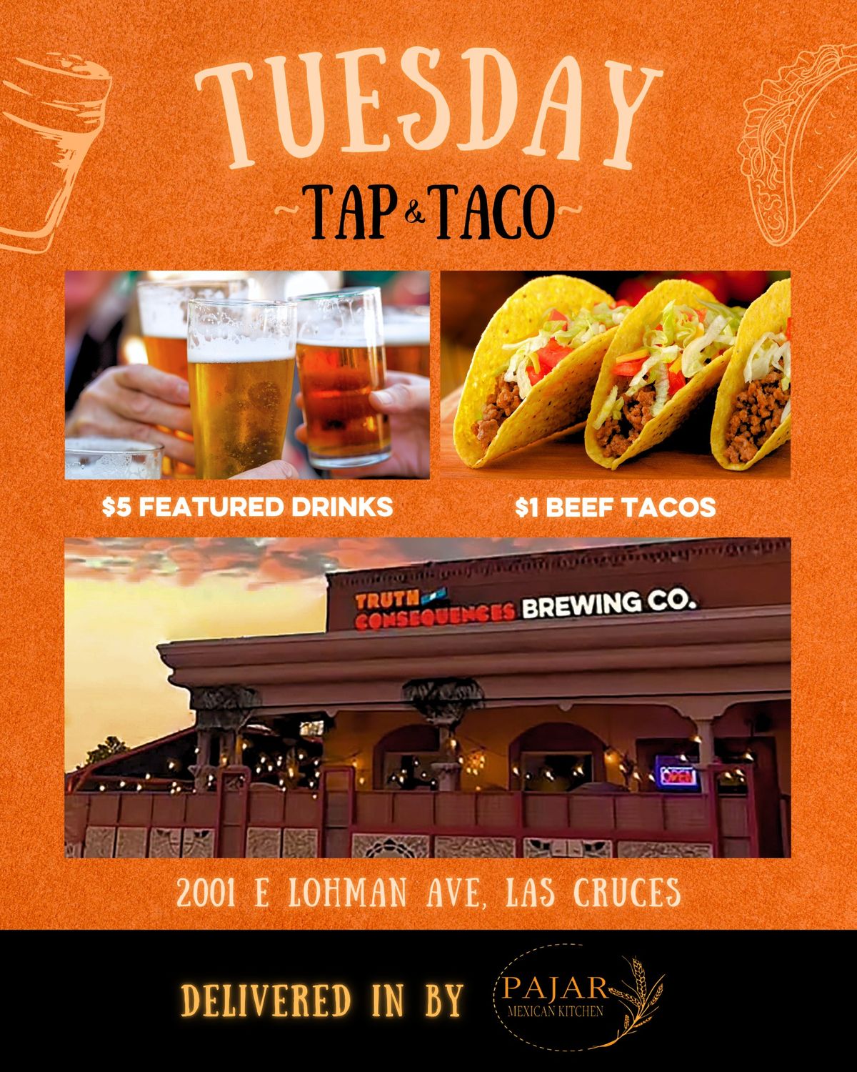 Tap & Taco Tuesdays \ud83c\udf2e\ud83e\udde1\ud83c\udf7a