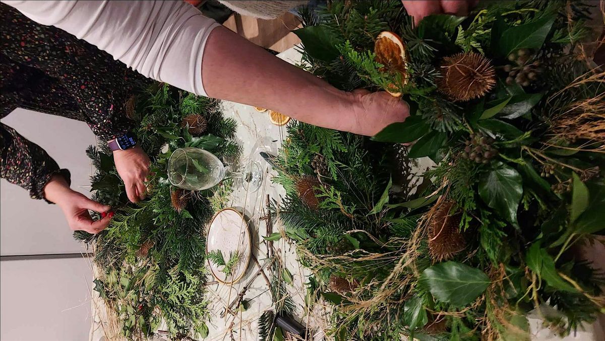 Christmas Wreath Workshop at The Exchange Bar