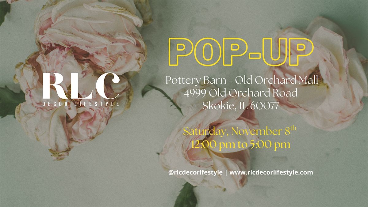 RLC Decor Lifestyle Candle Pop-Up at Pottery Barn Old Orchard Mall