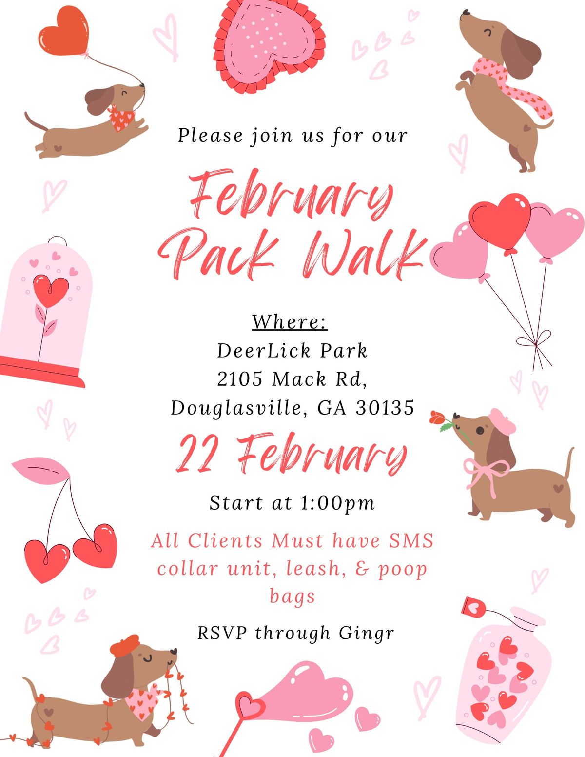 February Pack Walk