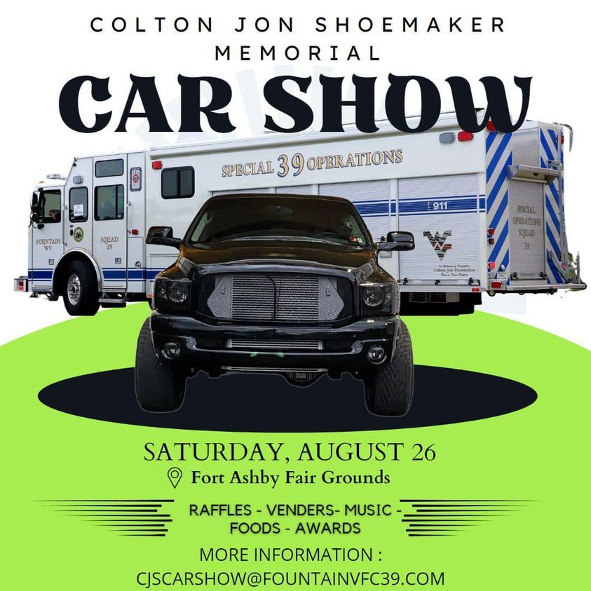 2nd Annual Colton Jon Shoemaker Memorial Car Show and Band Bash, Fort