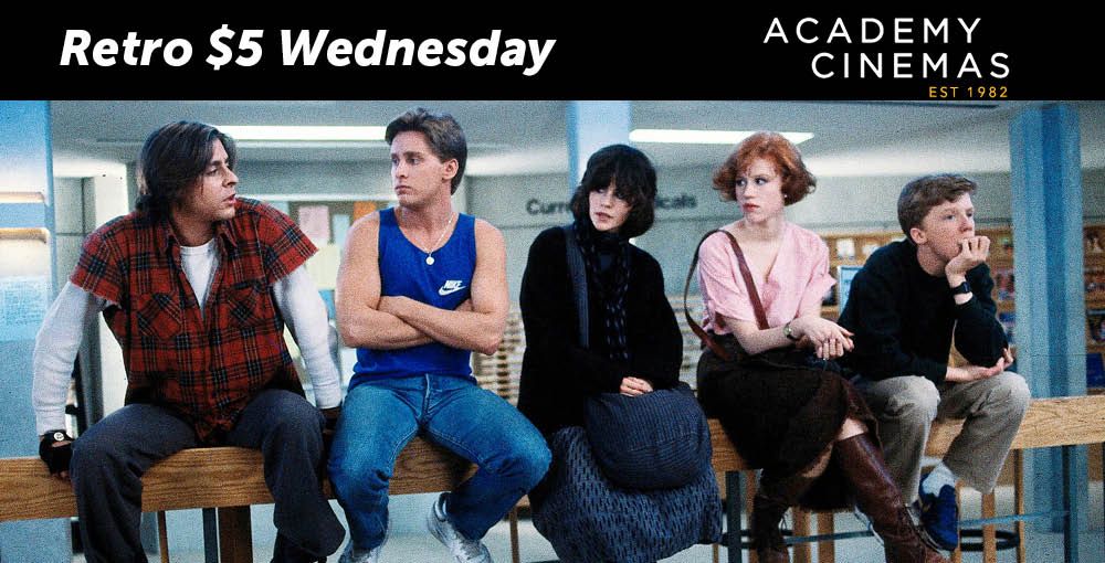 The Breakfast Club (1985) - $5 Wednesday Screening