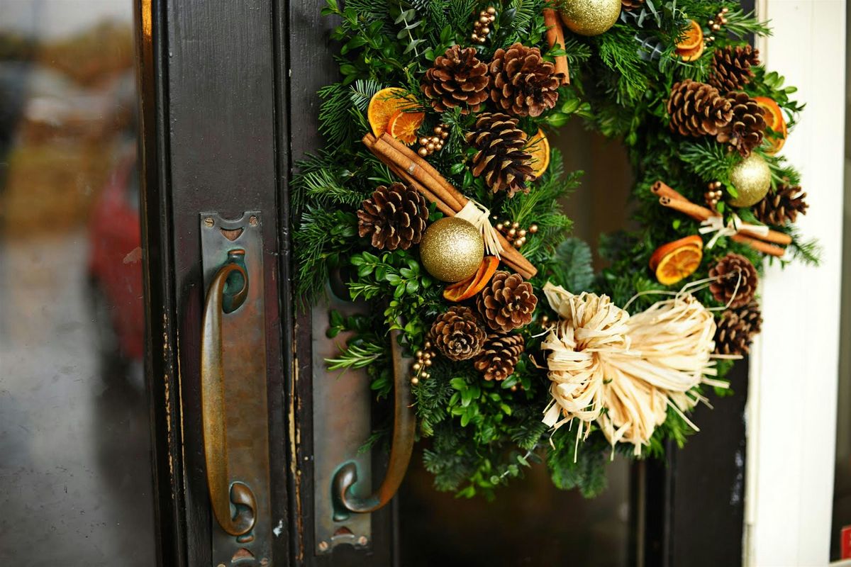 Christmas Wreath Making Workshop at Woolley Grange