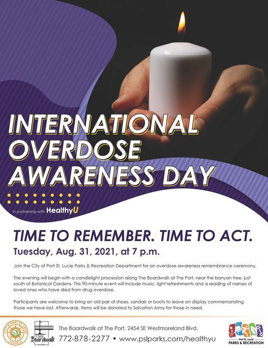 International Overdose Awareness Day, 2454 SE Westmoreland Blvd, Port