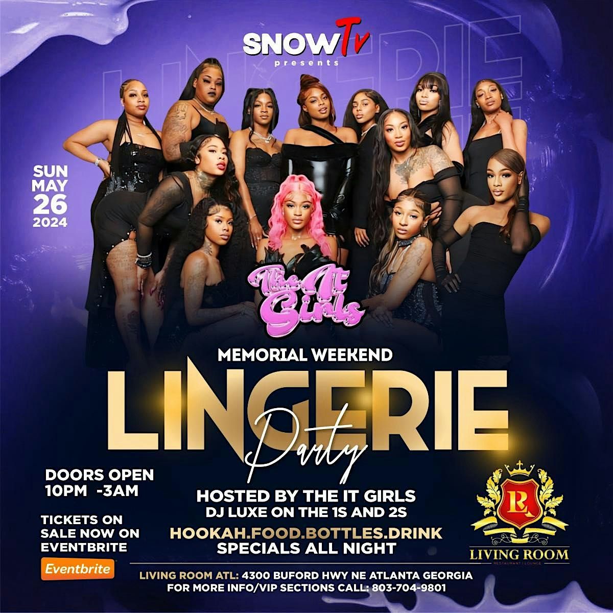 The IT Girls Lingerie party Edition memorial weekend edition