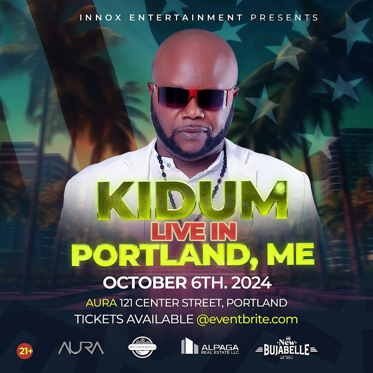 Kidum live in Portland Maine