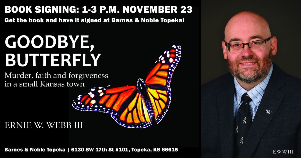 "Goodbye, Butterfly" book signing at Barnes & Noble Topeka