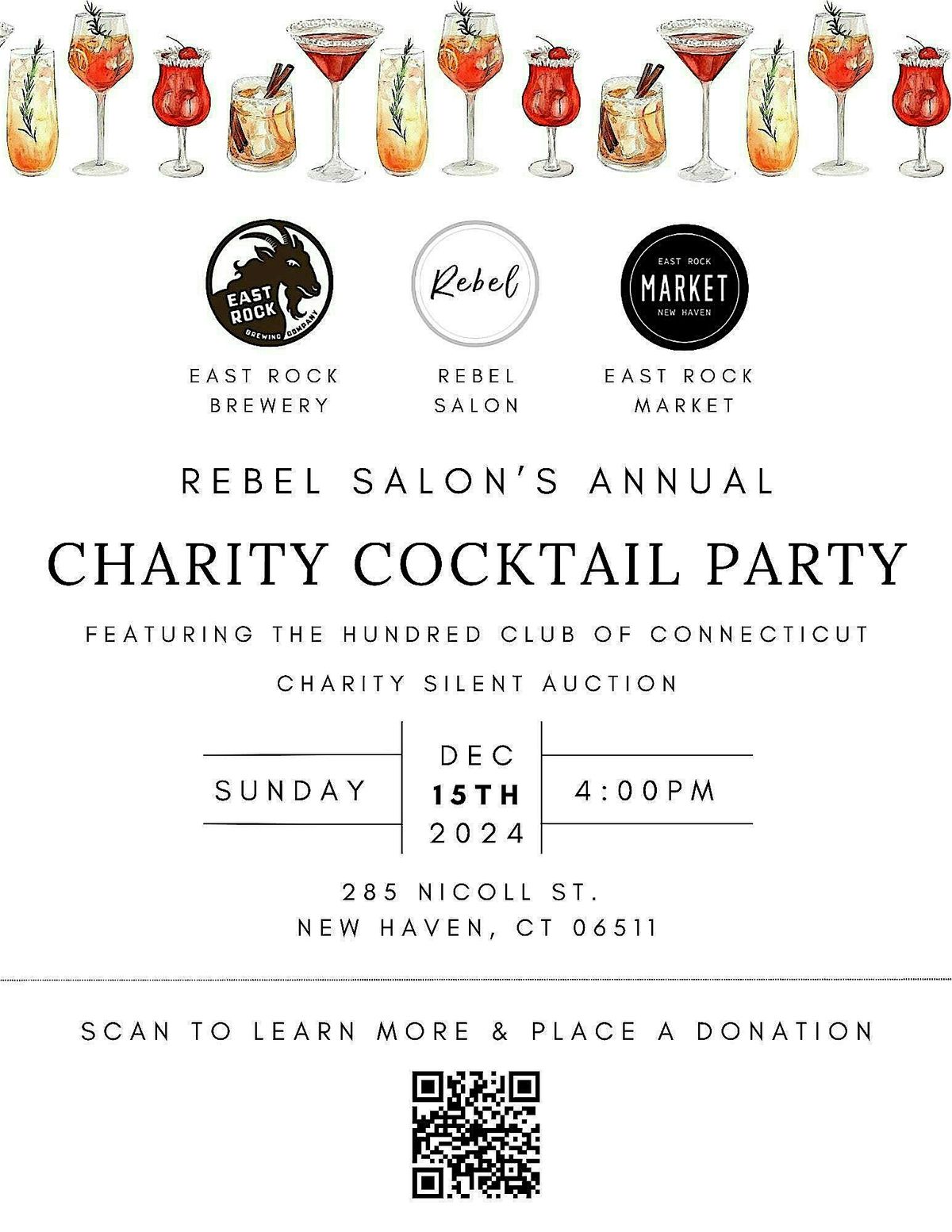 Rebel Annual Charity Cocktail Party and Silent Auction