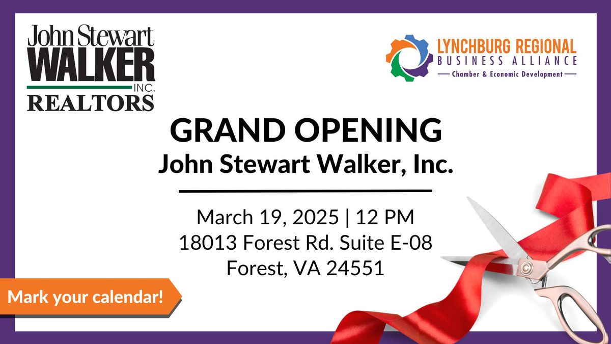 Ribbon Cutting: John Stewart Walker Inc. Newest Location