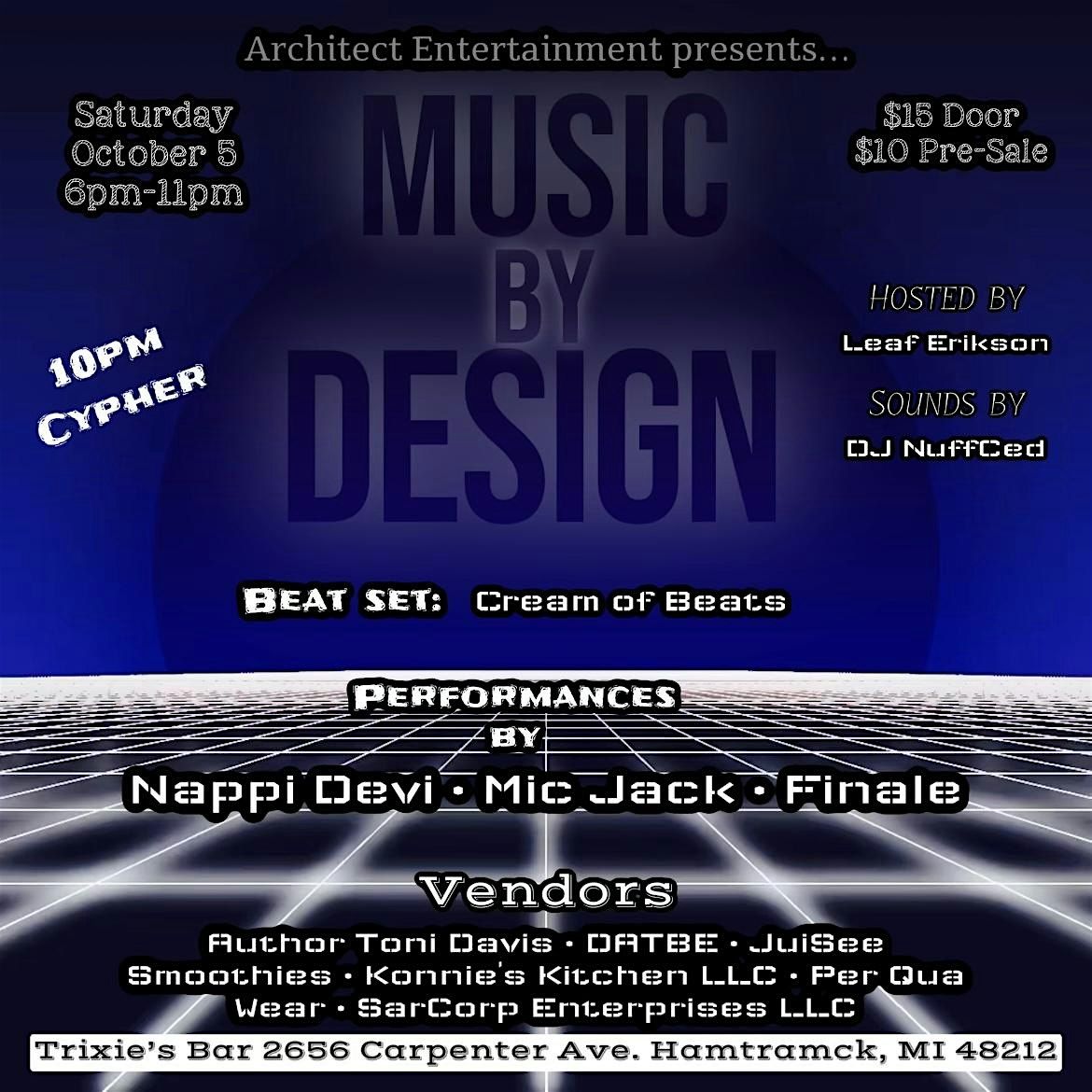 Architect Entertainment presents: Music By Design