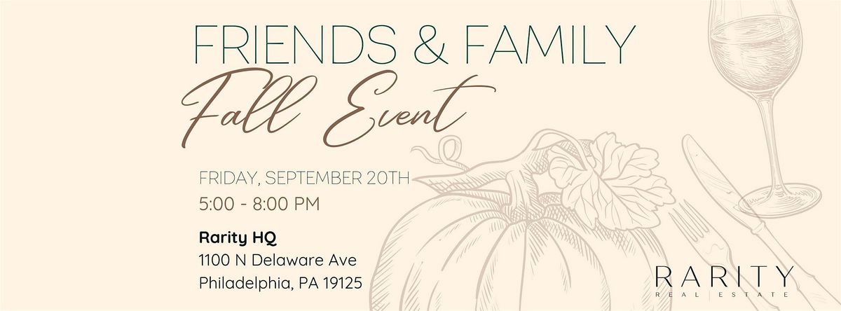 Friends & Family Fall Event