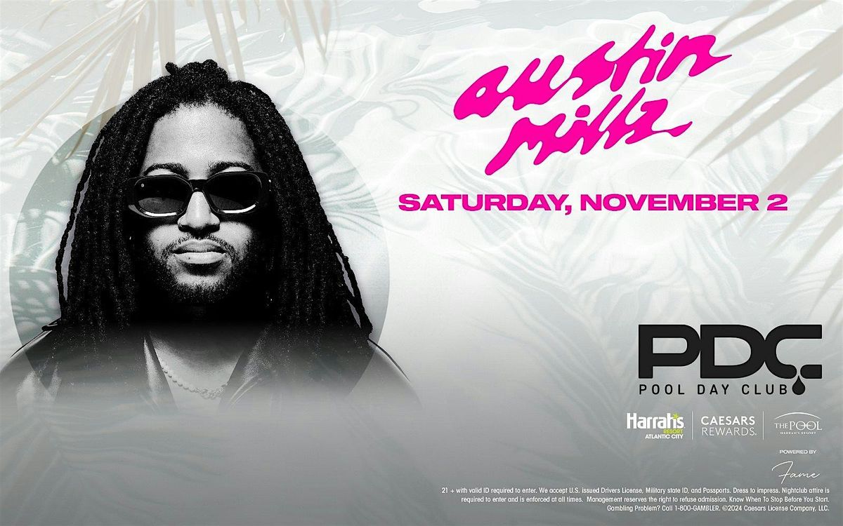 Austin Millz @ Harrahs Pool AC Day Party November 2