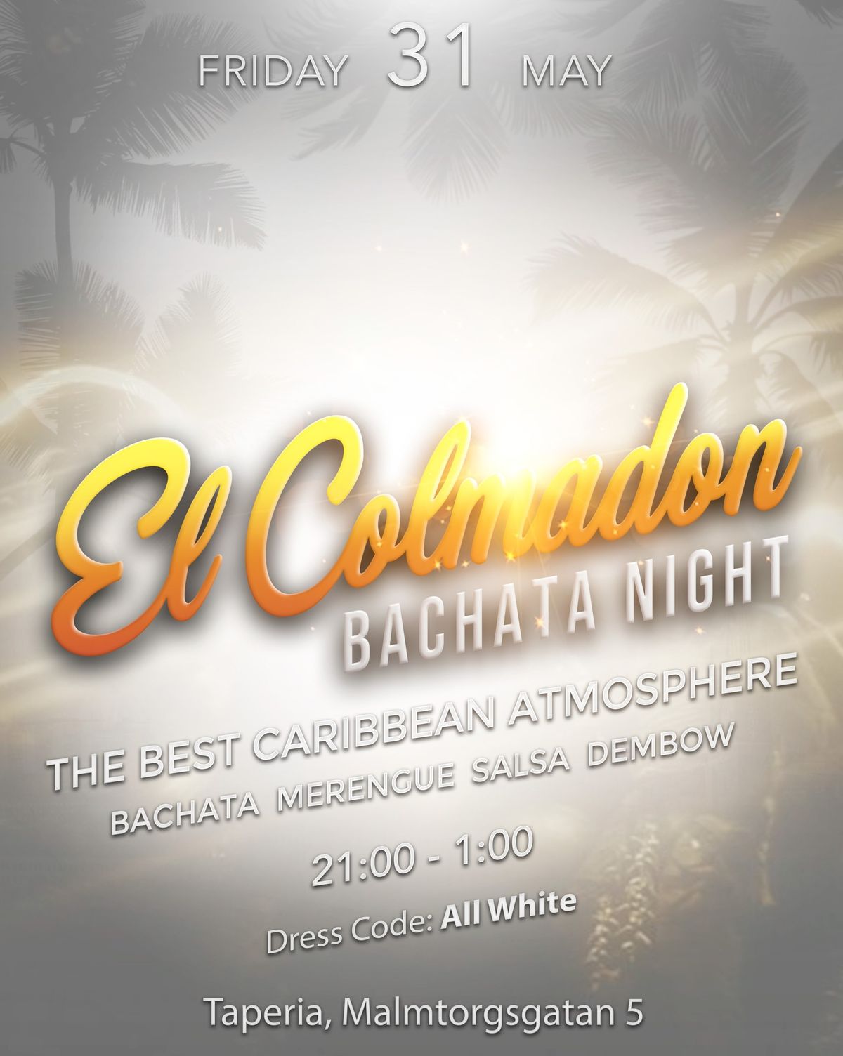 El Colmadon Bachata Night - All White party 