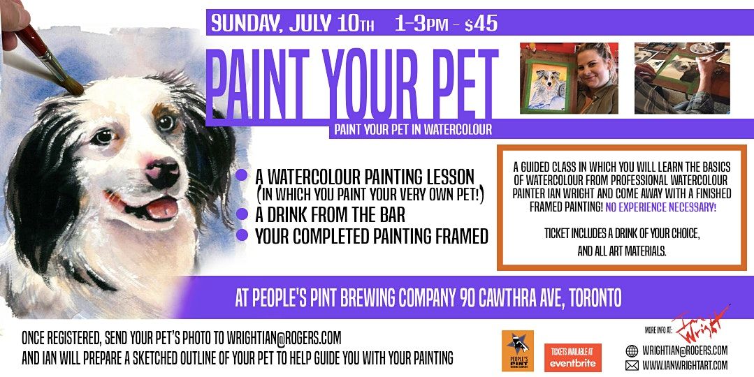 Paint Your Pet and a Pint - (at The People's Pint)