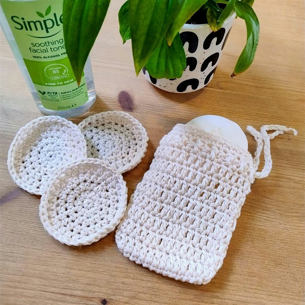 Reusable Soap Saver Bag and Face Scrubbie - Learn to Crochet Workshop