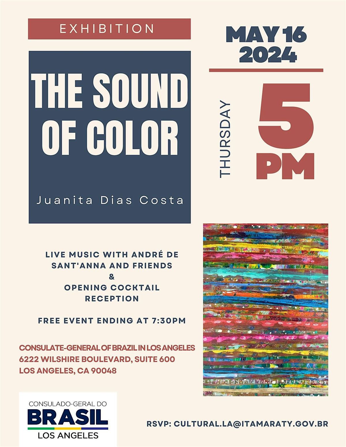The Sound Of Color Art Exhibit and Live Music