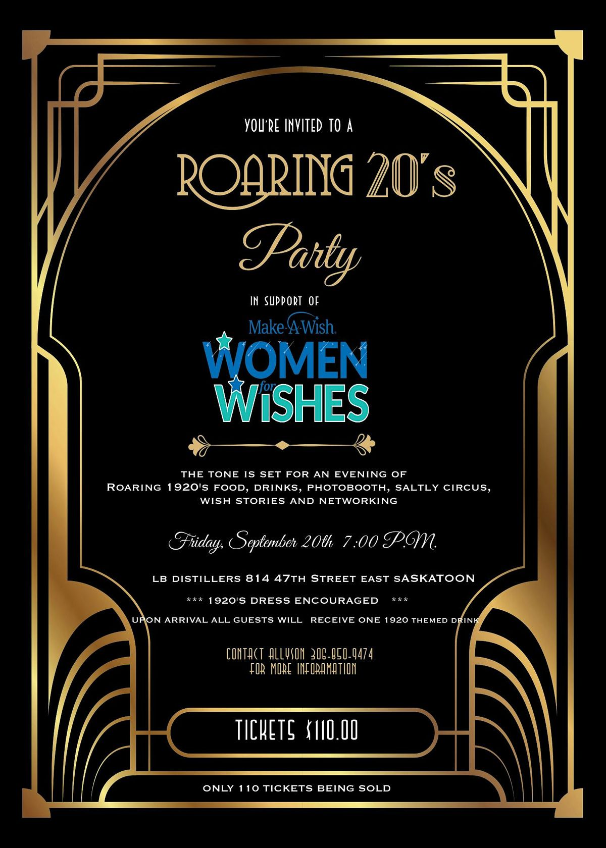 Roaring 1920's Night in Support of Make-A-Wish
