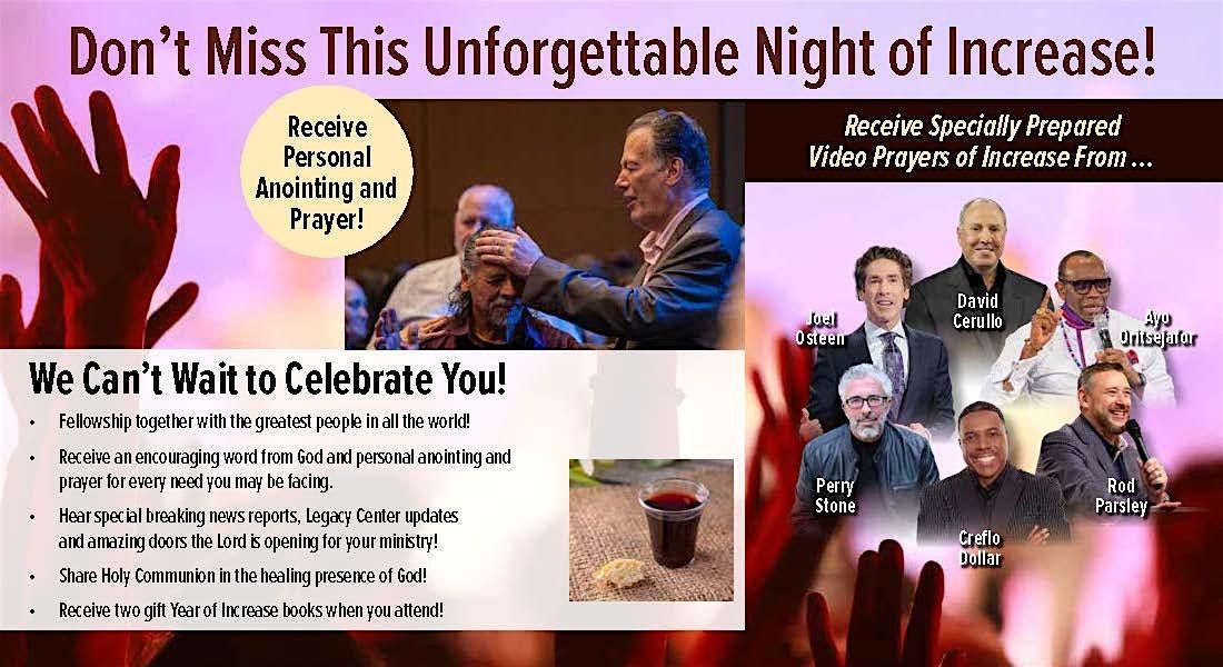 Sacramento Night of Increase!