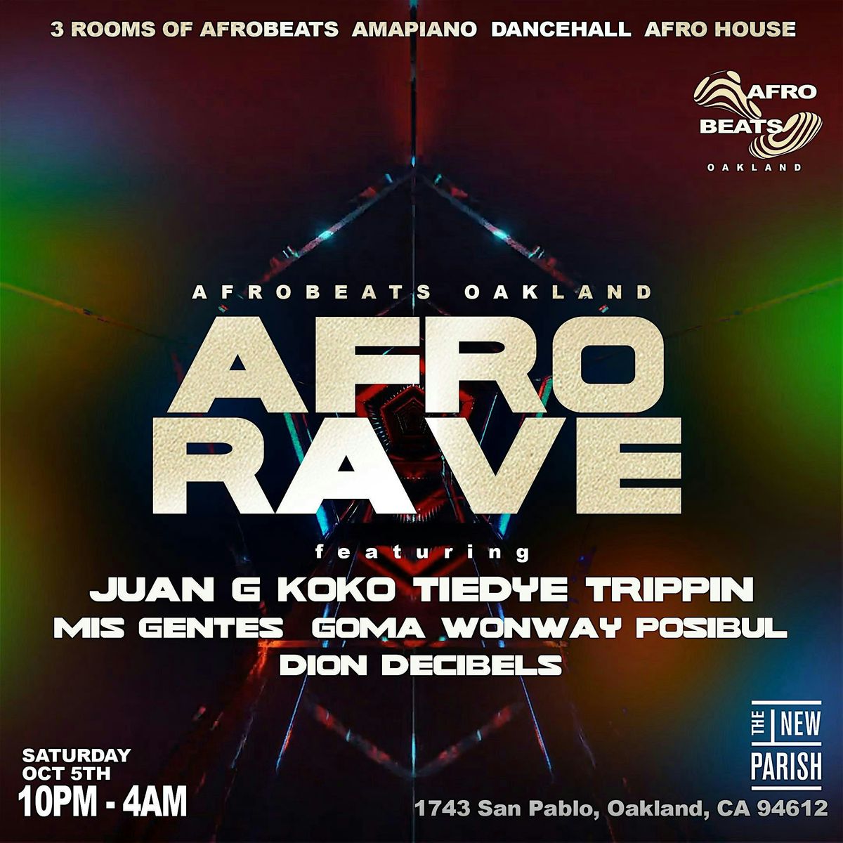 AFRO RAVE presented by Afrobeats Oakland