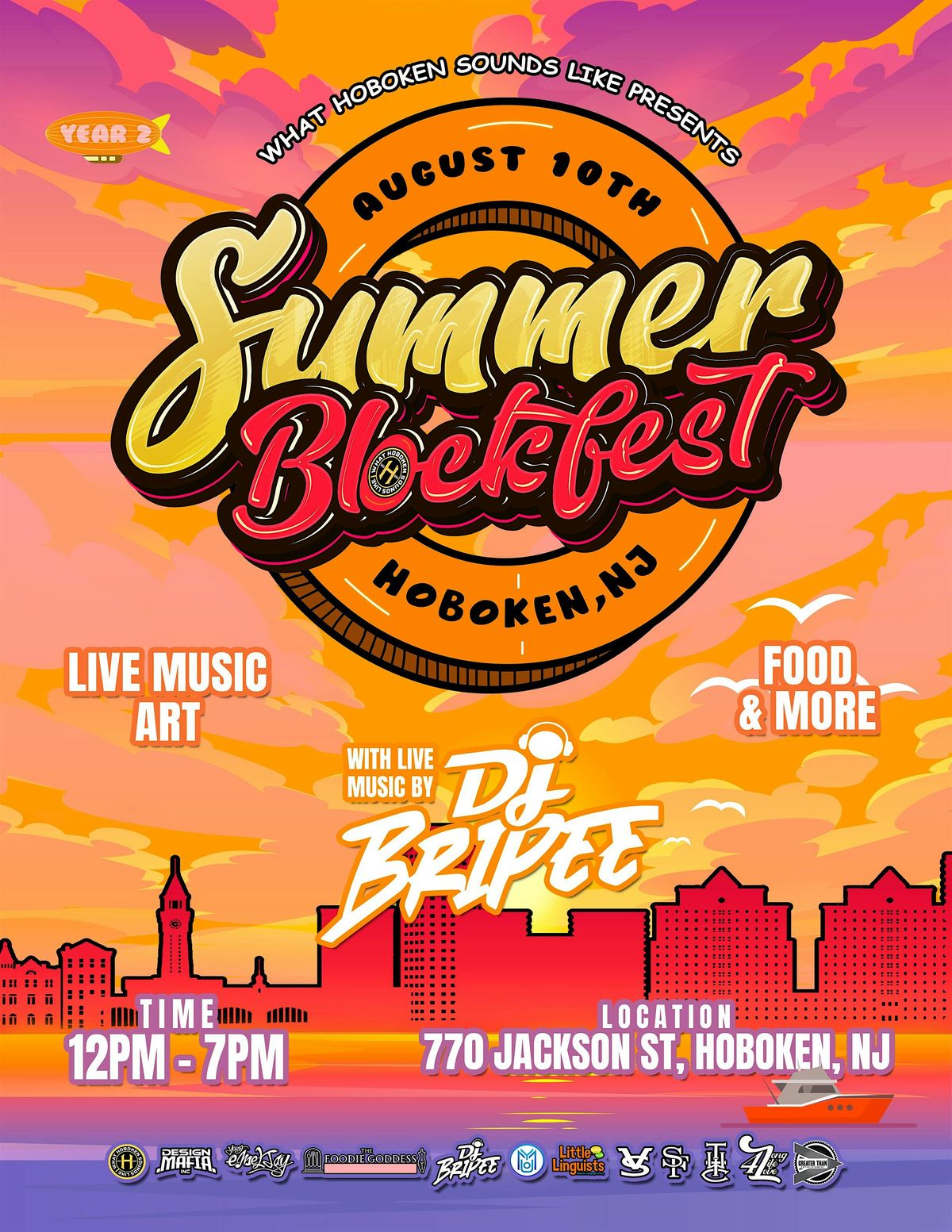 What Hoboken Sounds Like's 2nd annual "Summer Blockfest"