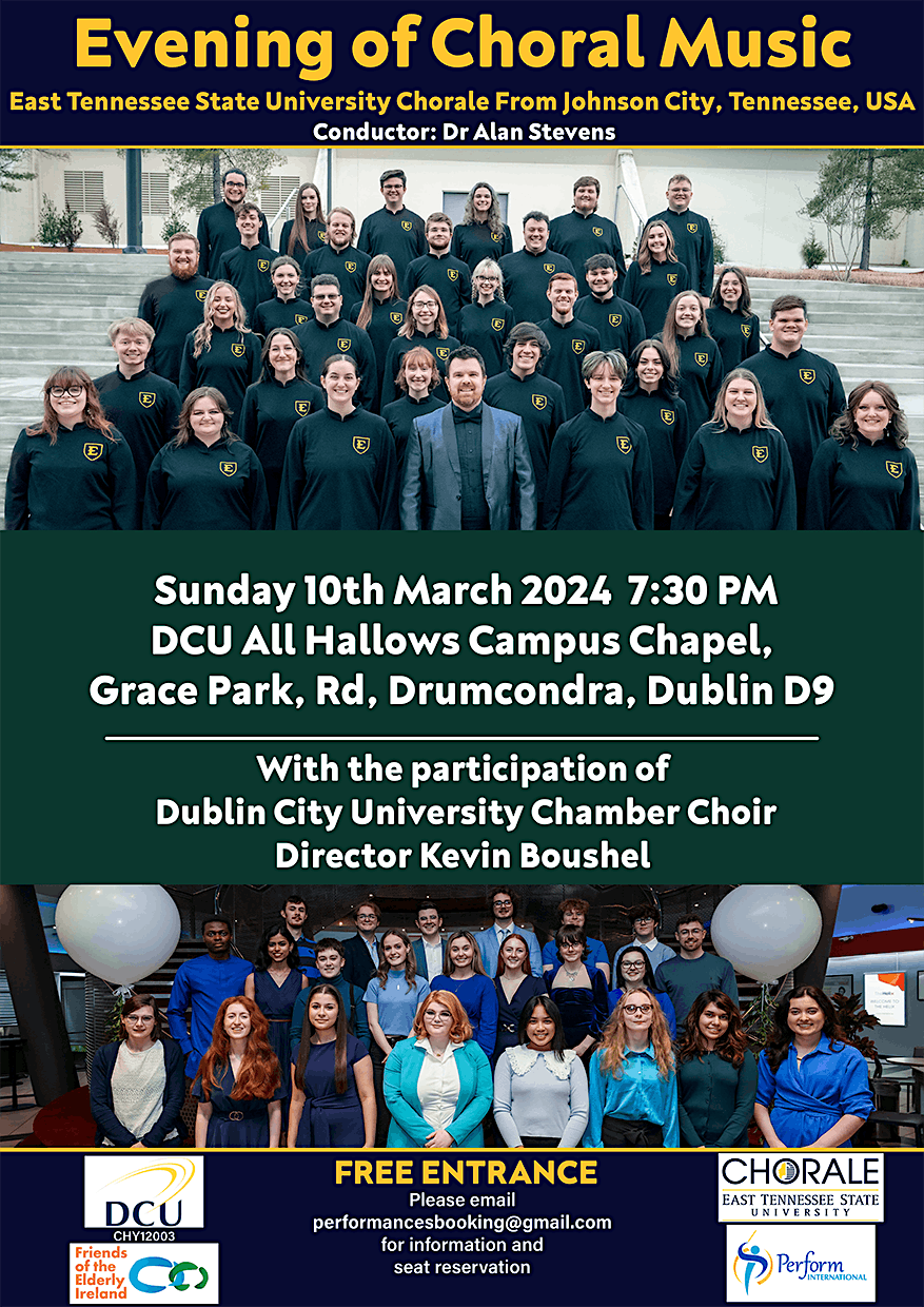 FREE CHORAL CONCERT IN DUBLIN