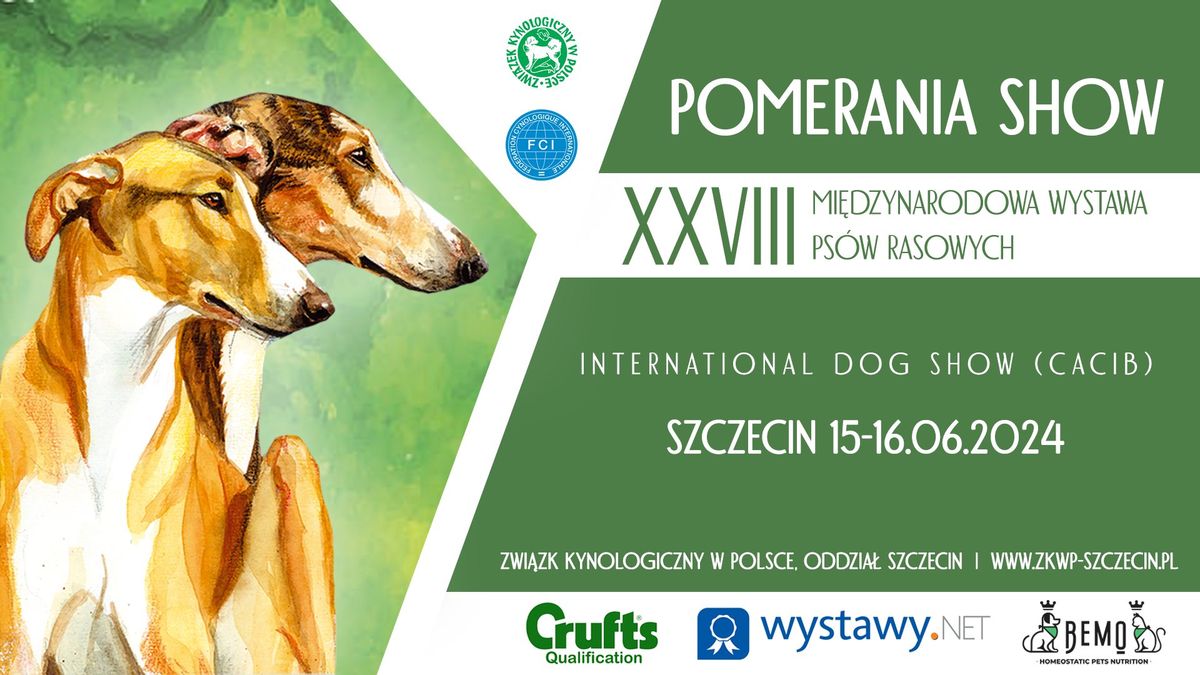 XXVIII Mi\u0119dzynarodowa Wystawa Ps\u00f3w Rasowych (CACIB) Szczecin, 15-16.06.2024 - Crufts Qualification