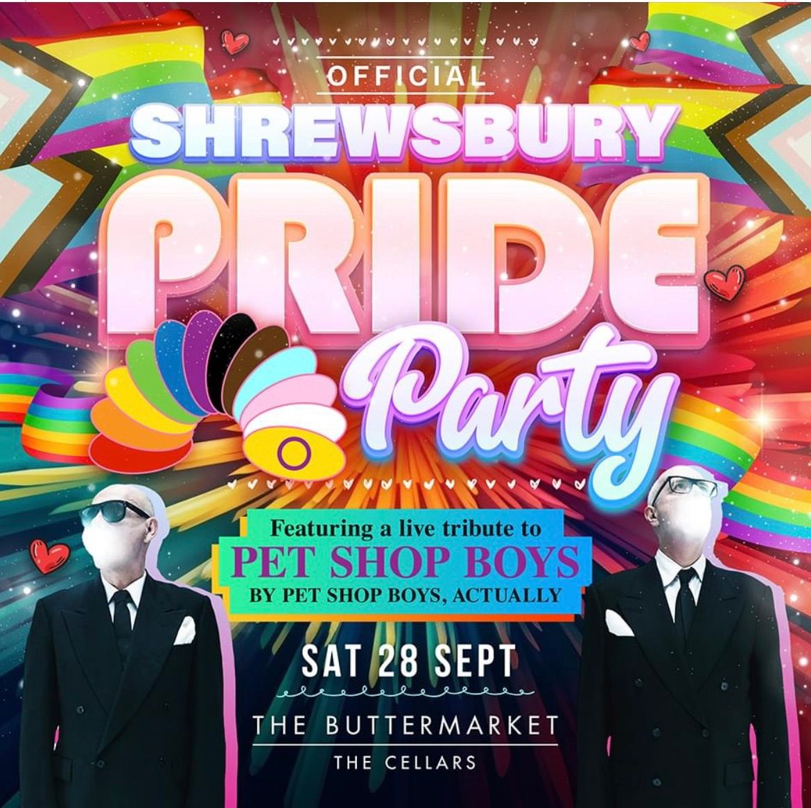  \ufffd Pet Shop Boys, Actually - Official Shrewsbury Pride Party \ufffd