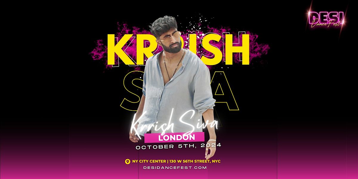 Krrish Siva NYC Dance Workshop - Desi Dance Fest 2024