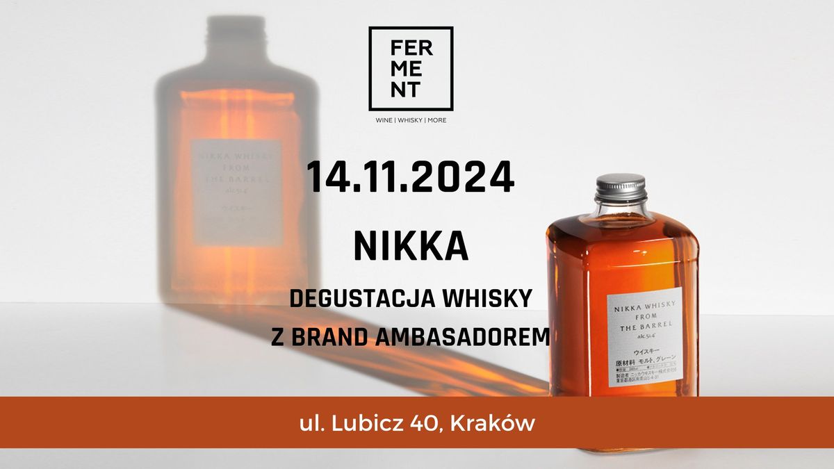 Nikka: degustacja japo\u0144skich whisky z brand ambasadorem