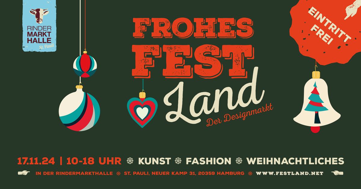 FROHES FESTLAND   Der Designmarkt FESTLAND  als  Adventsedition