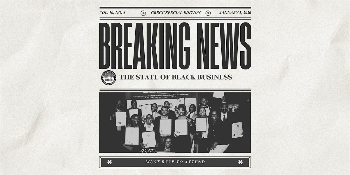 GBBCC Presents" The State Of Black Business"